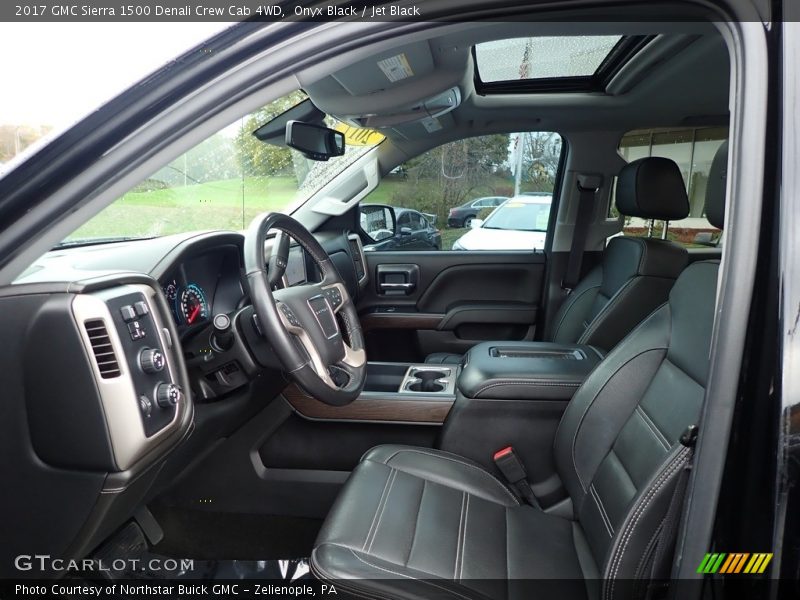 2017 Sierra 1500 Denali Crew Cab 4WD Jet Black Interior