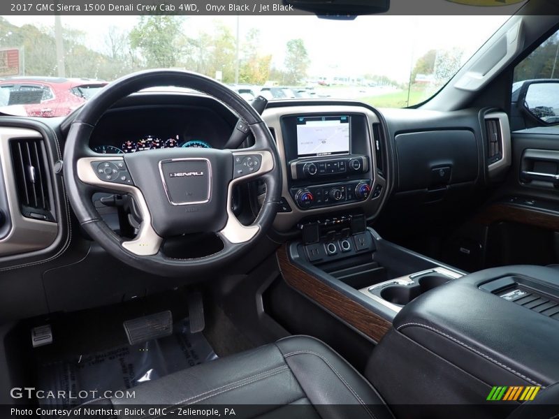 Jet Black Interior - 2017 Sierra 1500 Denali Crew Cab 4WD 