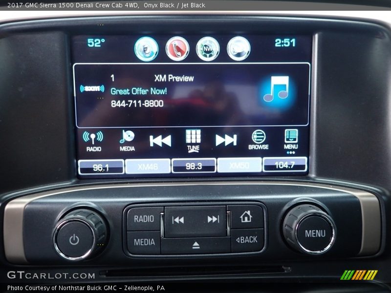 Controls of 2017 Sierra 1500 Denali Crew Cab 4WD