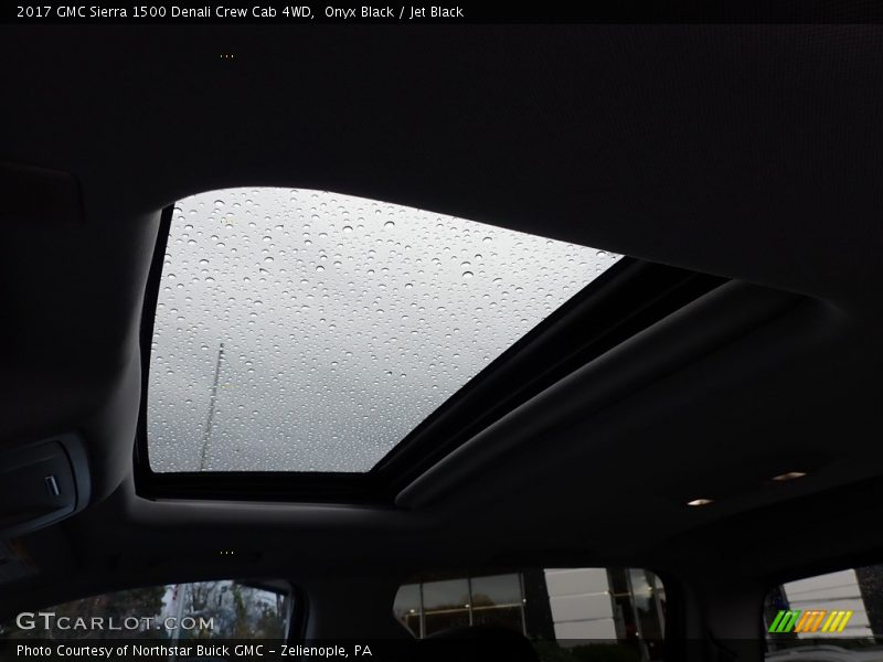 Sunroof of 2017 Sierra 1500 Denali Crew Cab 4WD