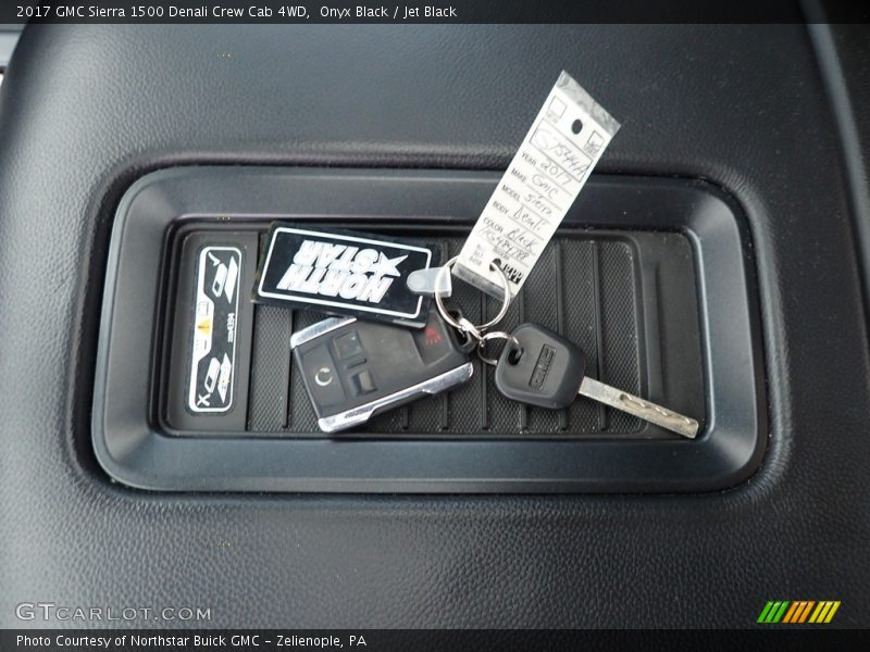Keys of 2017 Sierra 1500 Denali Crew Cab 4WD