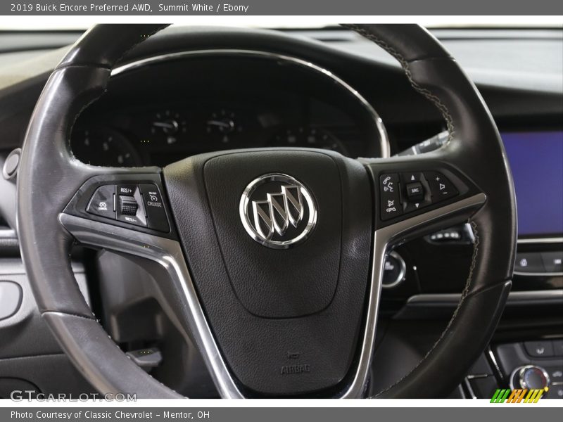 Summit White / Ebony 2019 Buick Encore Preferred AWD