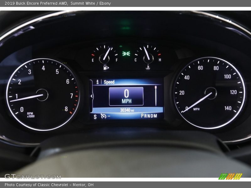 Summit White / Ebony 2019 Buick Encore Preferred AWD