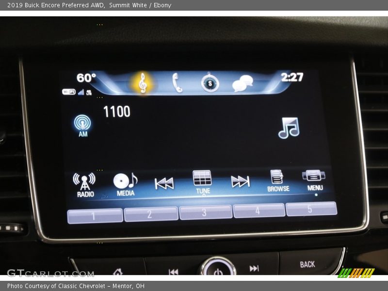 Summit White / Ebony 2019 Buick Encore Preferred AWD