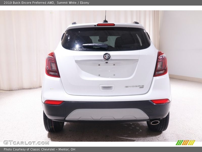 Summit White / Ebony 2019 Buick Encore Preferred AWD
