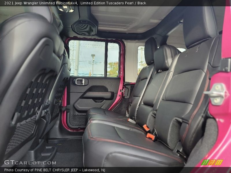Rear Seat of 2021 Wrangler Unlimited Rubicon 4x4
