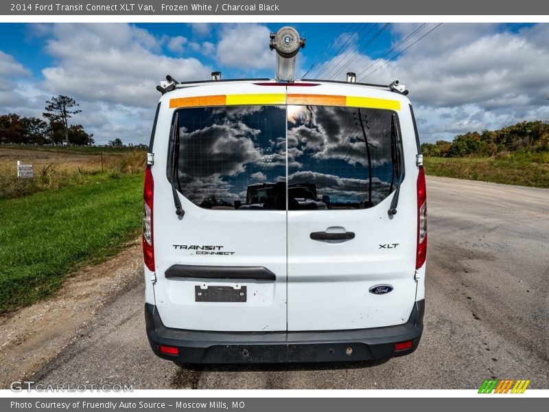 Frozen White / Charcoal Black 2014 Ford Transit Connect XLT Van