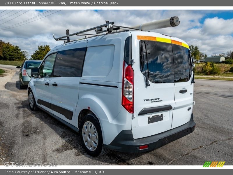 Frozen White / Charcoal Black 2014 Ford Transit Connect XLT Van
