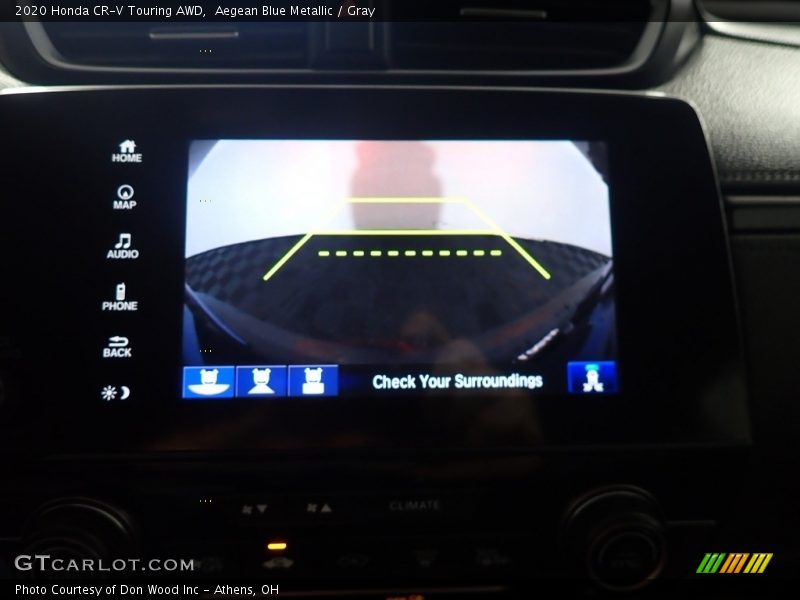 Aegean Blue Metallic / Gray 2020 Honda CR-V Touring AWD