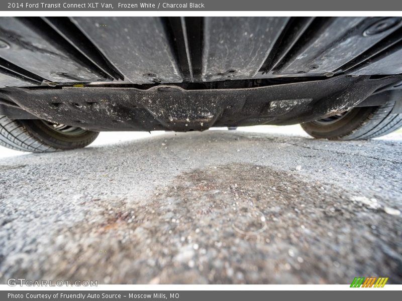 Frozen White / Charcoal Black 2014 Ford Transit Connect XLT Van