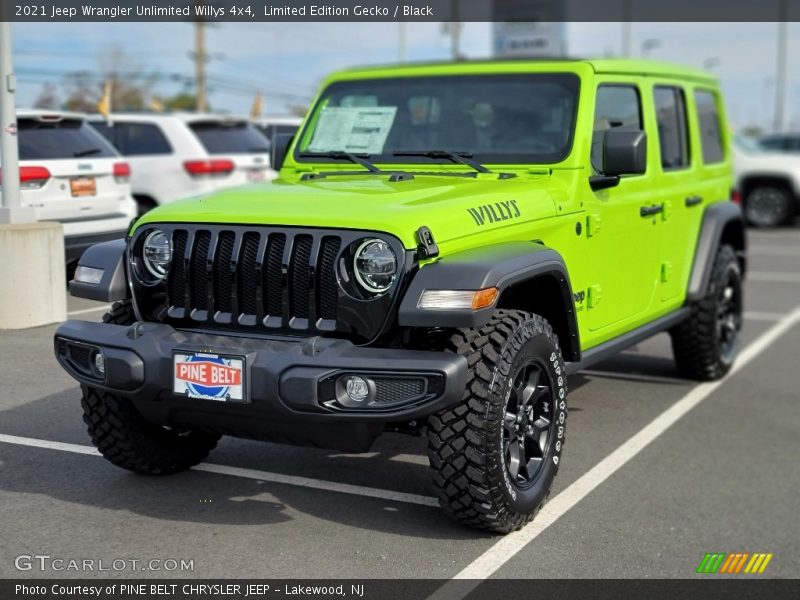 Limited Edition Gecko / Black 2021 Jeep Wrangler Unlimited Willys 4x4
