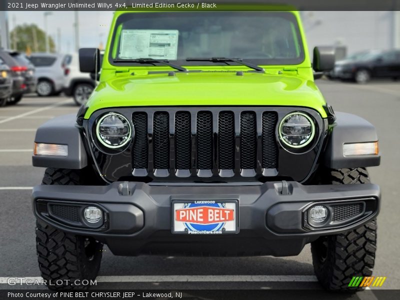 Limited Edition Gecko / Black 2021 Jeep Wrangler Unlimited Willys 4x4
