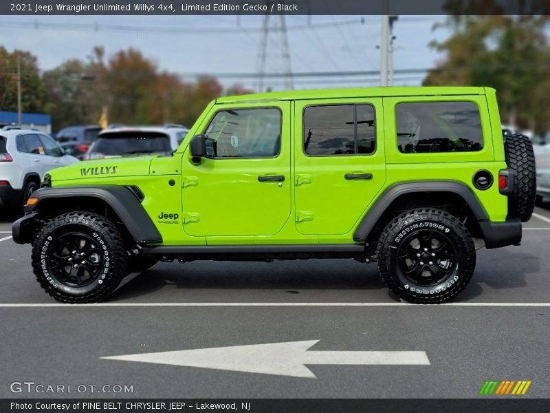  2021 Wrangler Unlimited Willys 4x4 Limited Edition Gecko