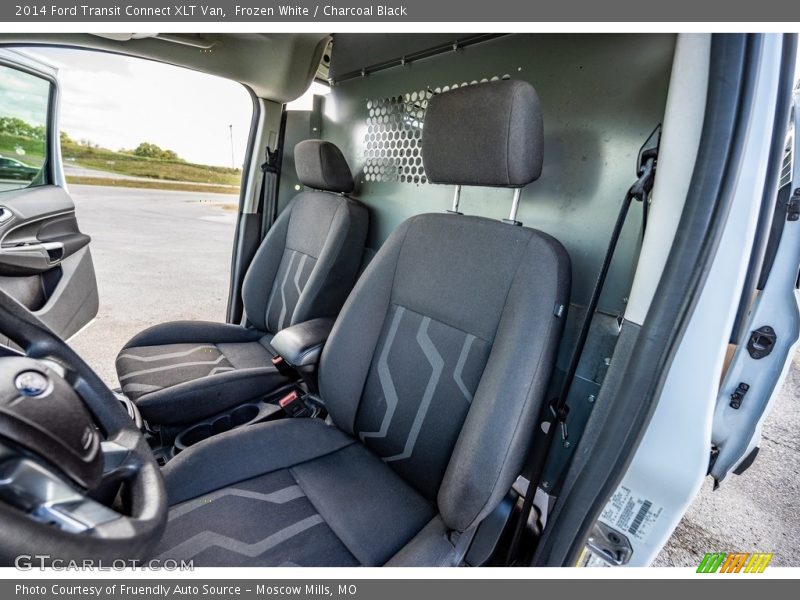 Frozen White / Charcoal Black 2014 Ford Transit Connect XLT Van