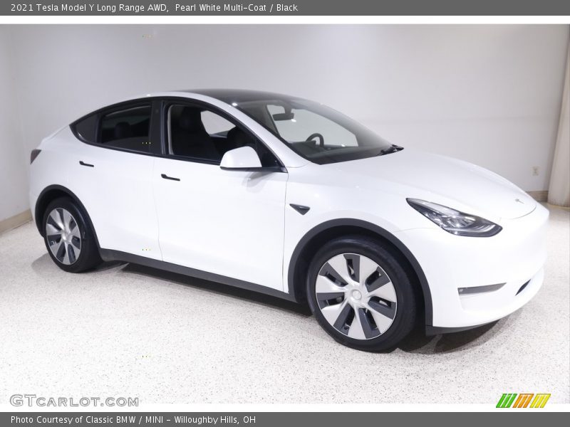  2021 Model Y Long Range AWD Pearl White Multi-Coat