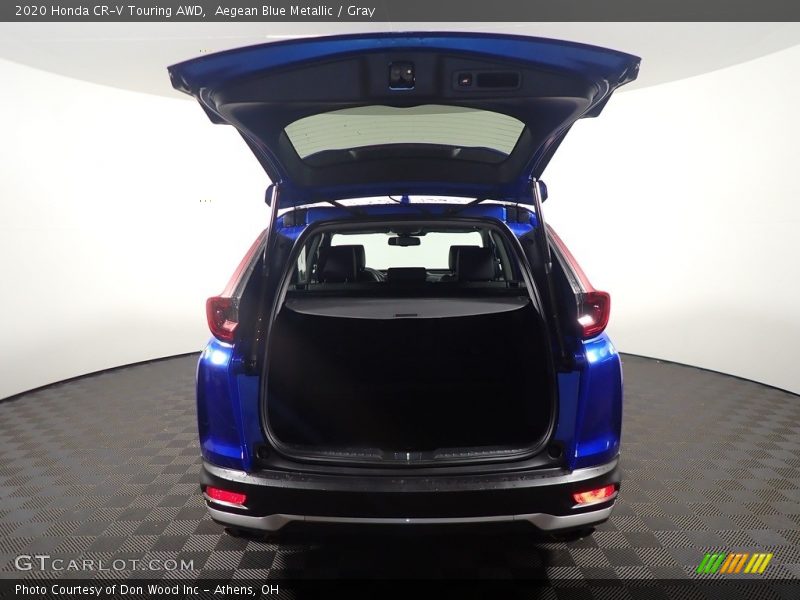 Aegean Blue Metallic / Gray 2020 Honda CR-V Touring AWD