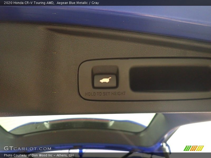 Aegean Blue Metallic / Gray 2020 Honda CR-V Touring AWD