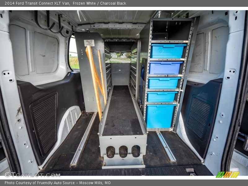 Frozen White / Charcoal Black 2014 Ford Transit Connect XLT Van