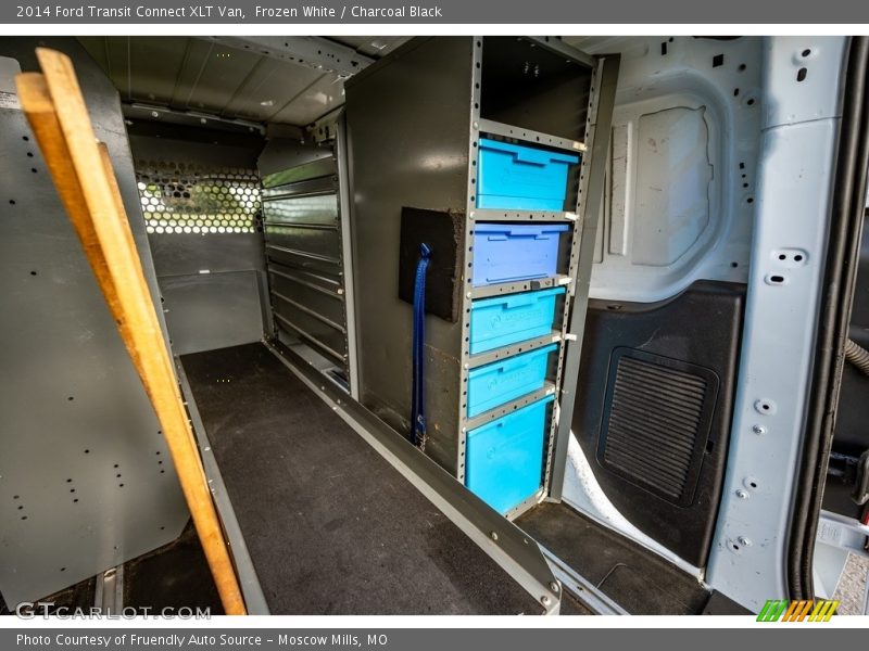 Frozen White / Charcoal Black 2014 Ford Transit Connect XLT Van