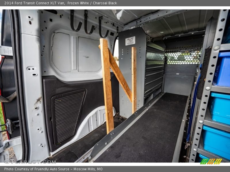 Frozen White / Charcoal Black 2014 Ford Transit Connect XLT Van