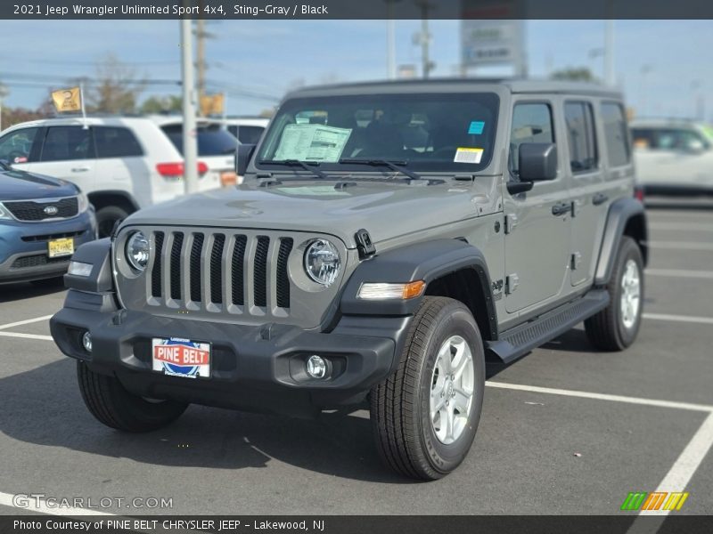 Sting-Gray / Black 2021 Jeep Wrangler Unlimited Sport 4x4
