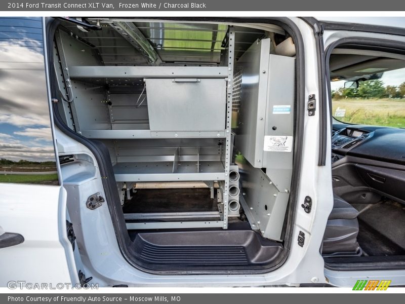 Frozen White / Charcoal Black 2014 Ford Transit Connect XLT Van