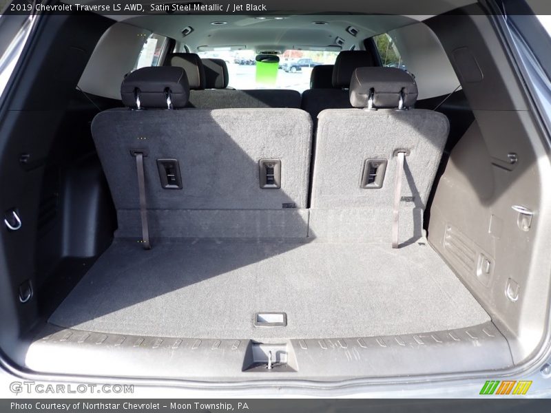 Satin Steel Metallic / Jet Black 2019 Chevrolet Traverse LS AWD