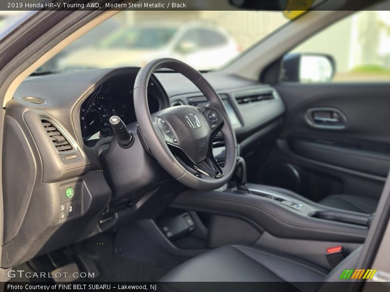 Modern Steel Metallic / Black 2019 Honda HR-V Touring AWD