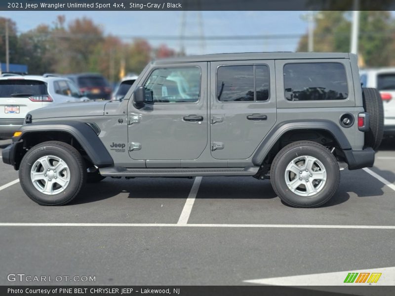 Sting-Gray / Black 2021 Jeep Wrangler Unlimited Sport 4x4