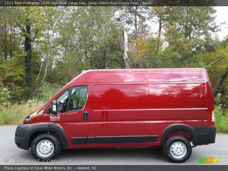 2021 ProMaster 1500 High Roof Cargo Van Deep Cherry Red Crystal Pearl