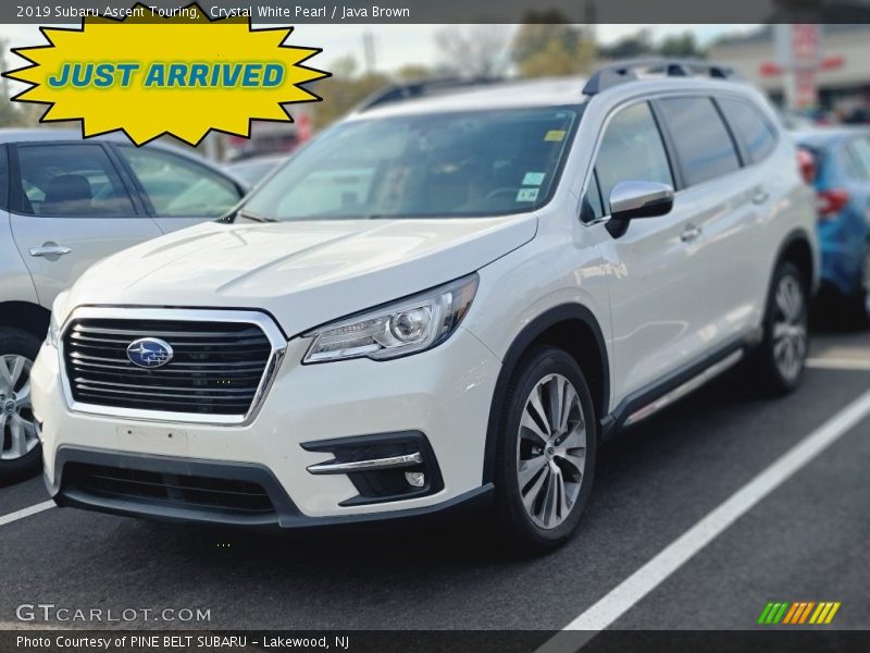 Crystal White Pearl / Java Brown 2019 Subaru Ascent Touring