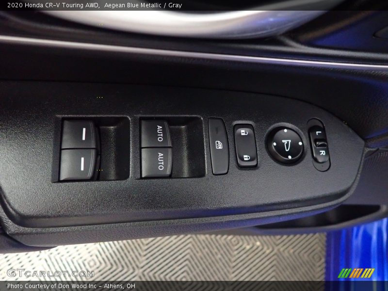 Aegean Blue Metallic / Gray 2020 Honda CR-V Touring AWD