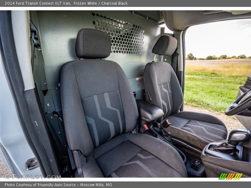 Frozen White / Charcoal Black 2014 Ford Transit Connect XLT Van
