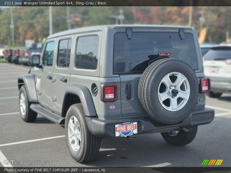 Sting-Gray / Black 2021 Jeep Wrangler Unlimited Sport 4x4