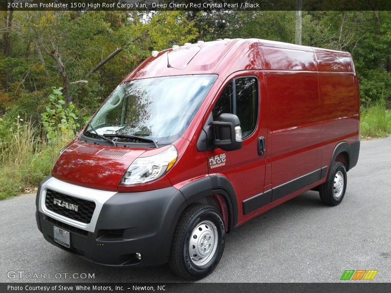  2021 ProMaster 1500 High Roof Cargo Van Deep Cherry Red Crystal Pearl