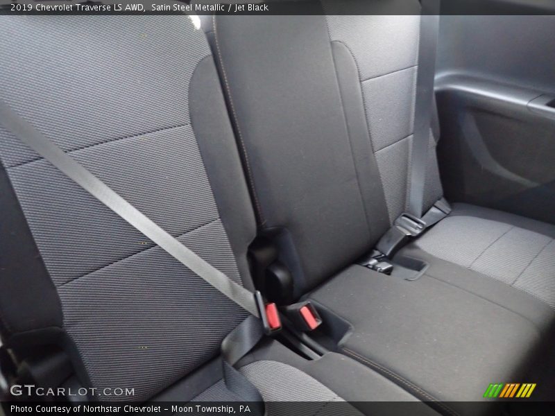 Satin Steel Metallic / Jet Black 2019 Chevrolet Traverse LS AWD