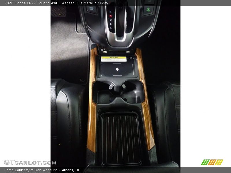 Aegean Blue Metallic / Gray 2020 Honda CR-V Touring AWD