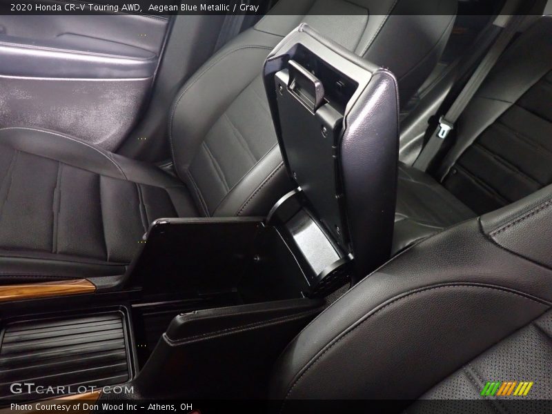Aegean Blue Metallic / Gray 2020 Honda CR-V Touring AWD