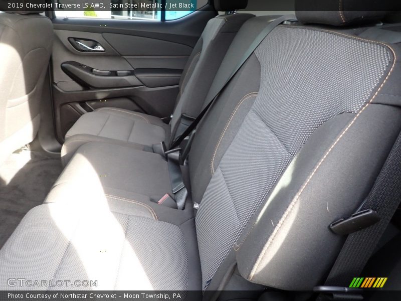 Satin Steel Metallic / Jet Black 2019 Chevrolet Traverse LS AWD