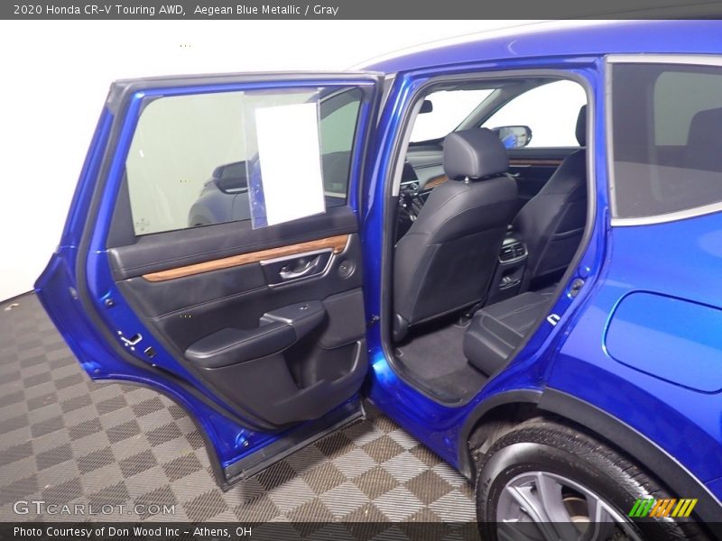 Aegean Blue Metallic / Gray 2020 Honda CR-V Touring AWD
