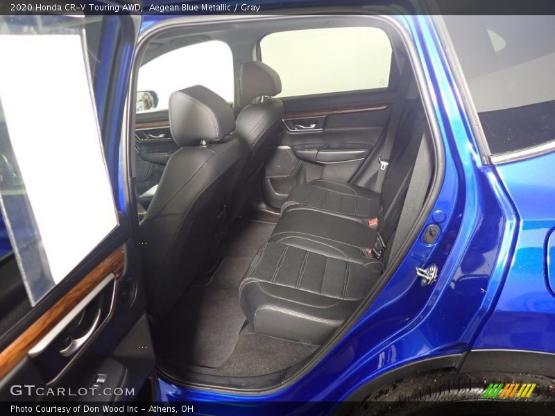 Aegean Blue Metallic / Gray 2020 Honda CR-V Touring AWD