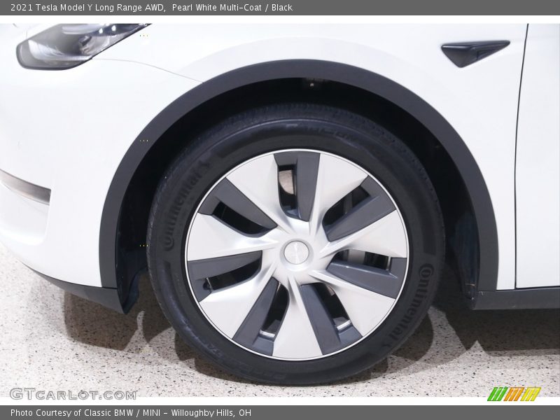 Pearl White Multi-Coat / Black 2021 Tesla Model Y Long Range AWD
