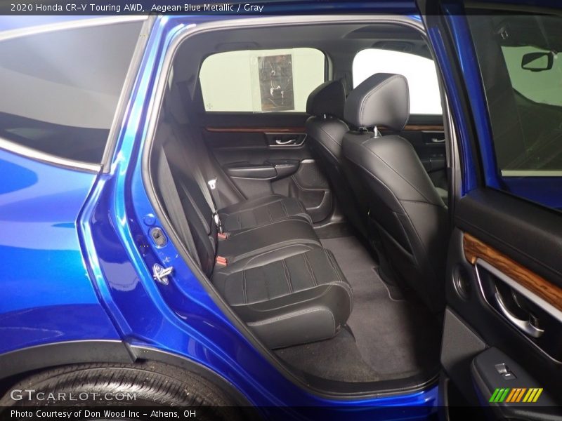 Aegean Blue Metallic / Gray 2020 Honda CR-V Touring AWD