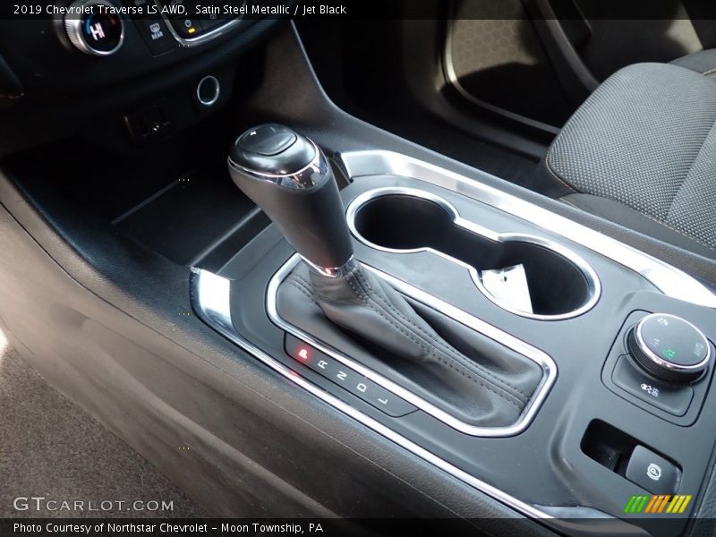 Satin Steel Metallic / Jet Black 2019 Chevrolet Traverse LS AWD