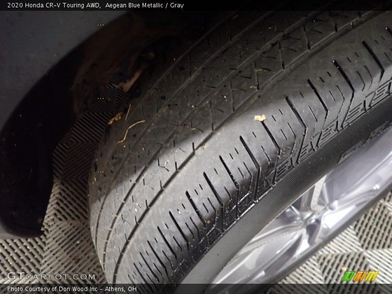 Aegean Blue Metallic / Gray 2020 Honda CR-V Touring AWD
