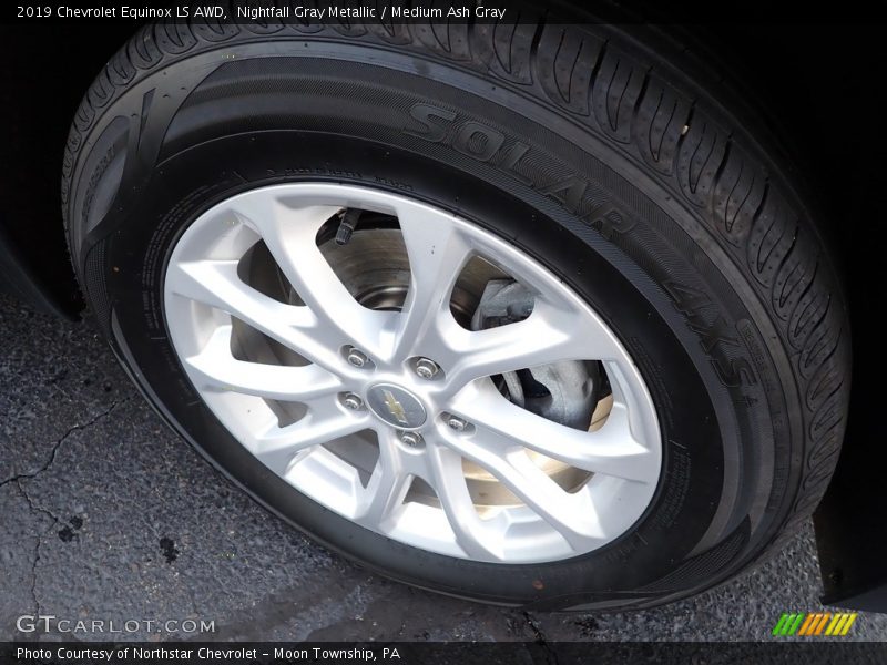 Nightfall Gray Metallic / Medium Ash Gray 2019 Chevrolet Equinox LS AWD