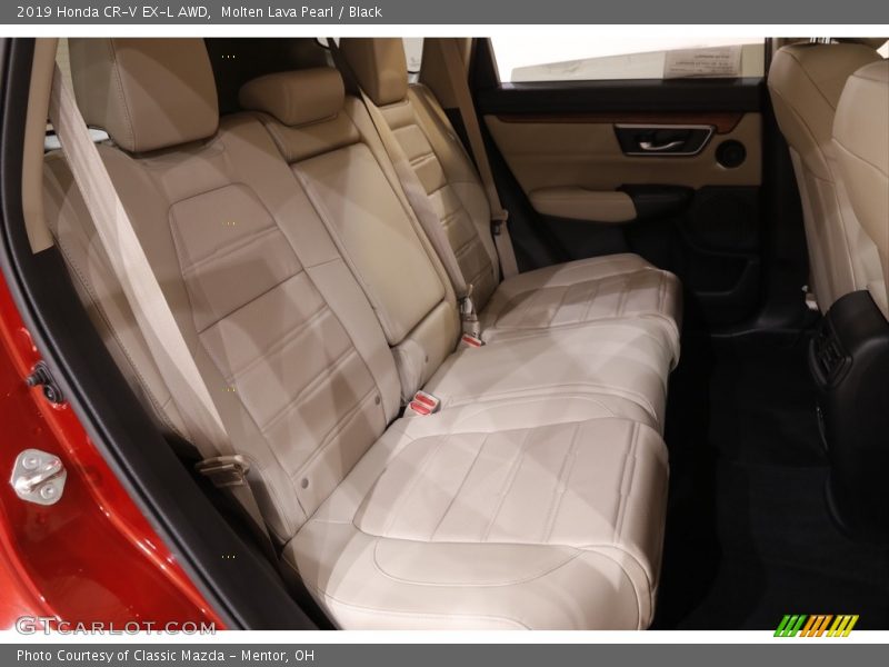 Molten Lava Pearl / Black 2019 Honda CR-V EX-L AWD
