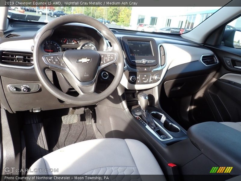 Nightfall Gray Metallic / Medium Ash Gray 2019 Chevrolet Equinox LS AWD