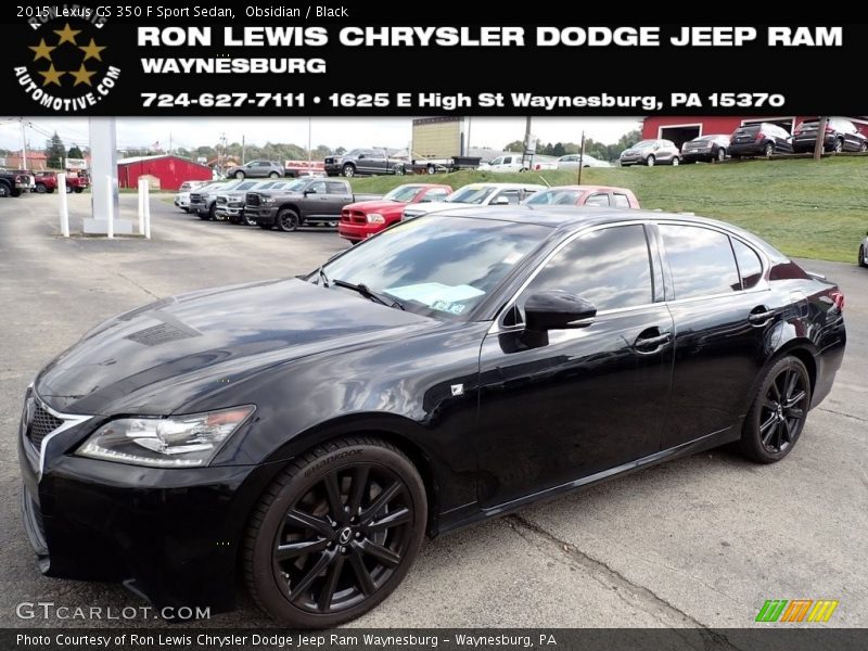 Obsidian / Black 2015 Lexus GS 350 F Sport Sedan