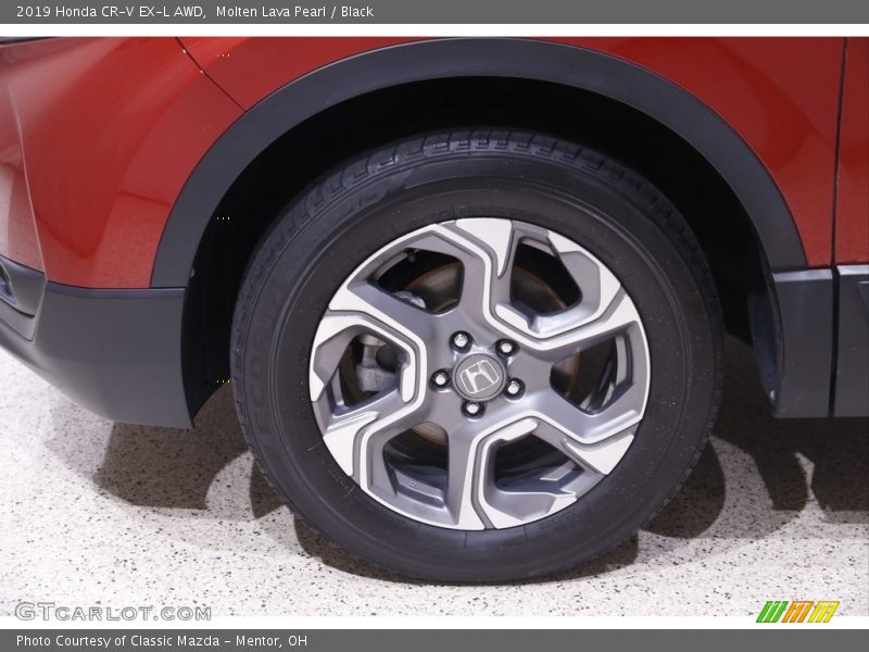 Molten Lava Pearl / Black 2019 Honda CR-V EX-L AWD